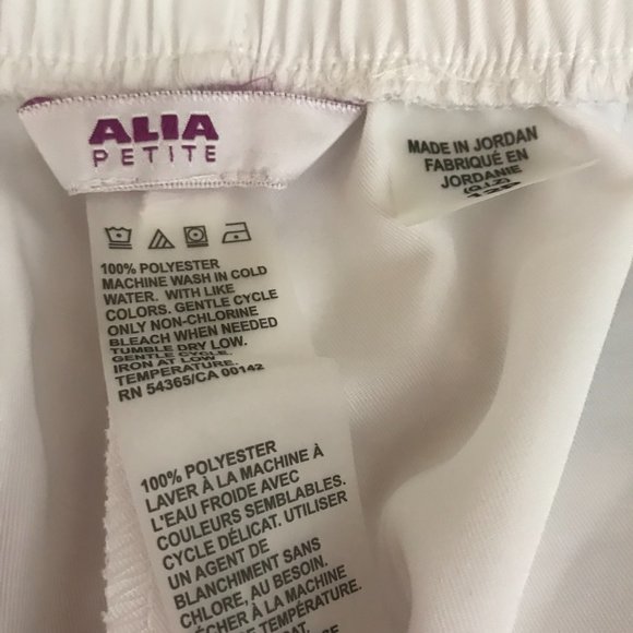 Alia White Pull-On Capis Size 12 Petite - Picture 11 of 11